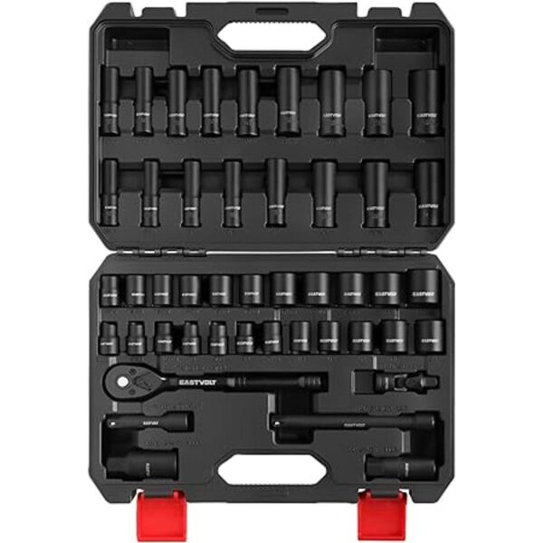 Eastvolt Kits de herramientas mecánicas juego de llaves