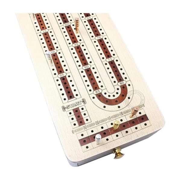House of Cribbage Tablero de madera de arce y madera de