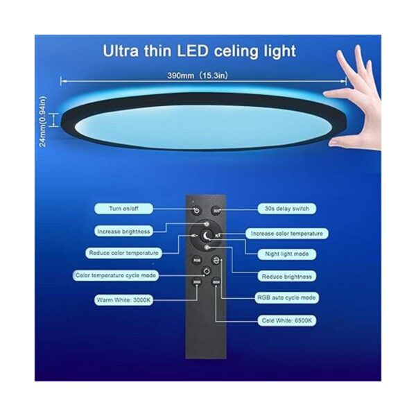 Marfete Lámpara de techo LED de montaje empotrado_4
