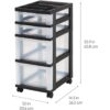 IRIS USA organizador de almacenamiento carrito de_3