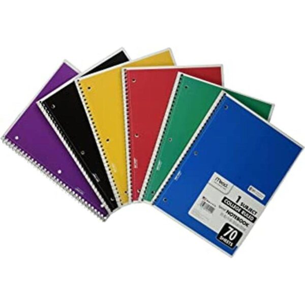 Mead Cuaderno en espiral rayas universitarias 70 hojas_1