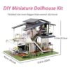 GuDoQi Kit de casa de muñecas en miniatura kit de casa_2