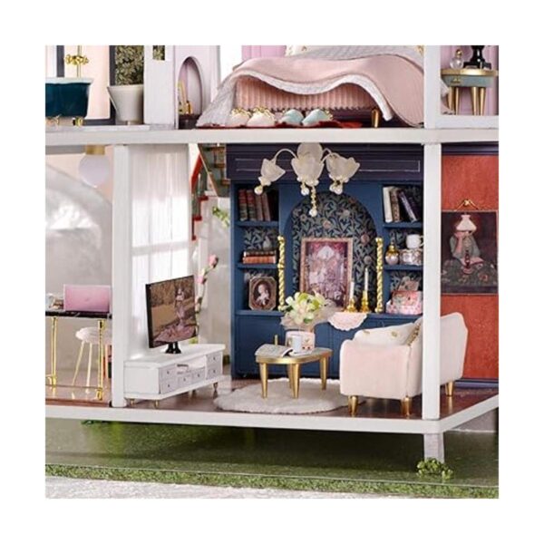 GuDoQi Kit de casa de muñecas en miniatura kit de casa_3