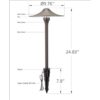 LITPaTH Luz LED para camino kits de luz de paisaje de_2