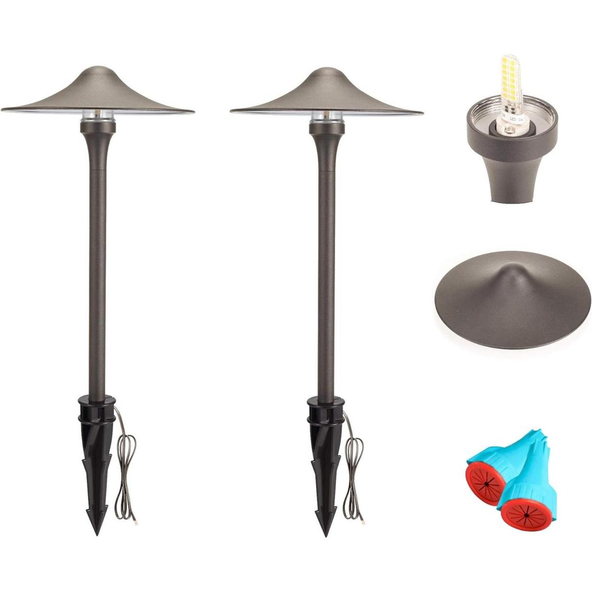 LITPaTH Luz LED para camino kits de luz de paisaje de