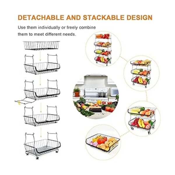 Cesta de almacenamiento de frutas y verduras 5 niveles_4