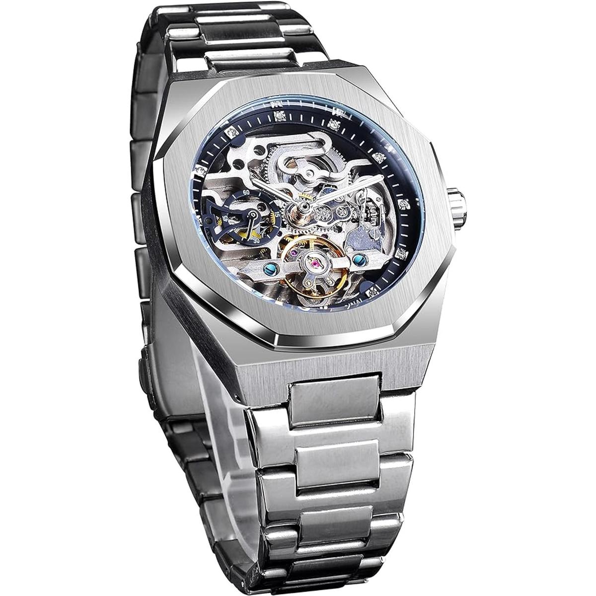 FORSINING Reloj automático de pulsera mecánico para