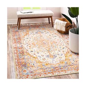 MUJOO Alfombras lavables a máquina 3 x 5 pulgadas estilo_1