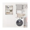 Lienzo decorativo para pared para lavar secar plegar_2
