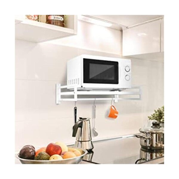 Estante para horno microondas de montaje en pared para_1