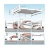 Estante para horno microondas de montaje en pared para_3