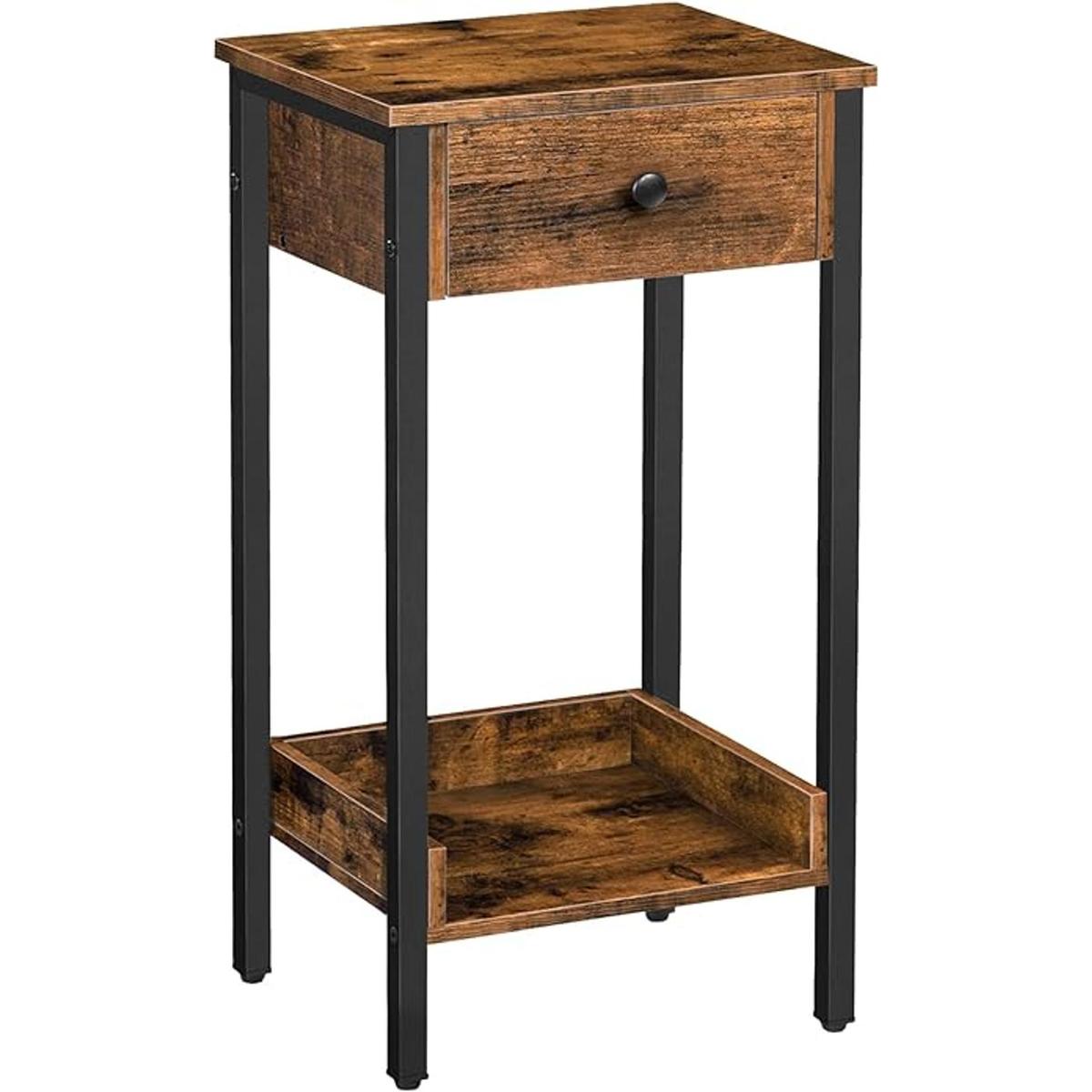 HOOBRO Mesita de noche mesa auxiliar mesita de noche