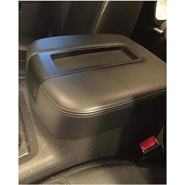 Cubierta de reposabrazos negra para Chevy Avalanche_2