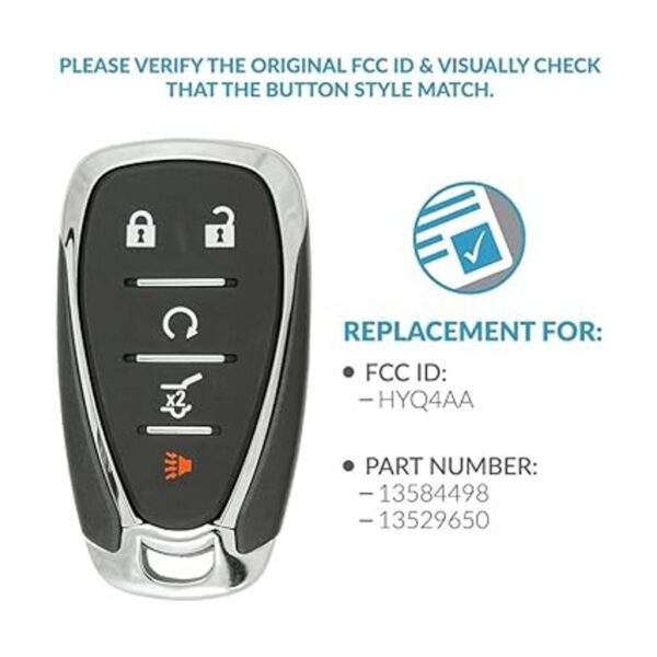 Keyless2Go Llave inteligente de proximidad de 5 botones_4