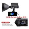 Hunting Friends Foco recargable superbrillante linterna