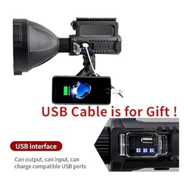 Hunting Friends Foco recargable superbrillante linterna