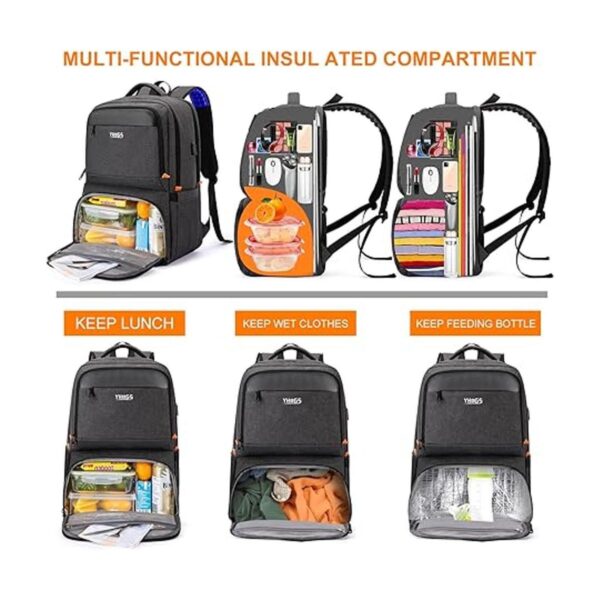 Mochila de almuerzo con aislamiento térmico para hombres_4