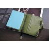 Moterm Funda de cuero para cuadernos A6 Se adapta a_4