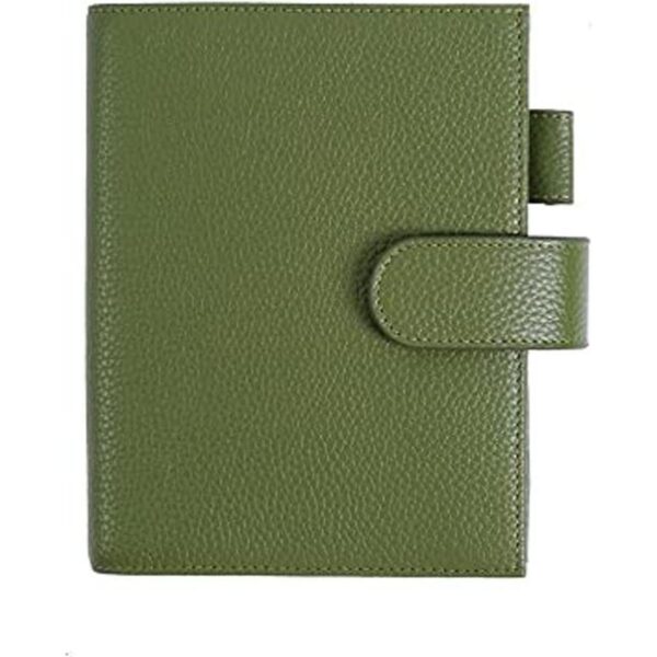 Moterm Funda de cuero para cuadernos A6 Se adapta a_1