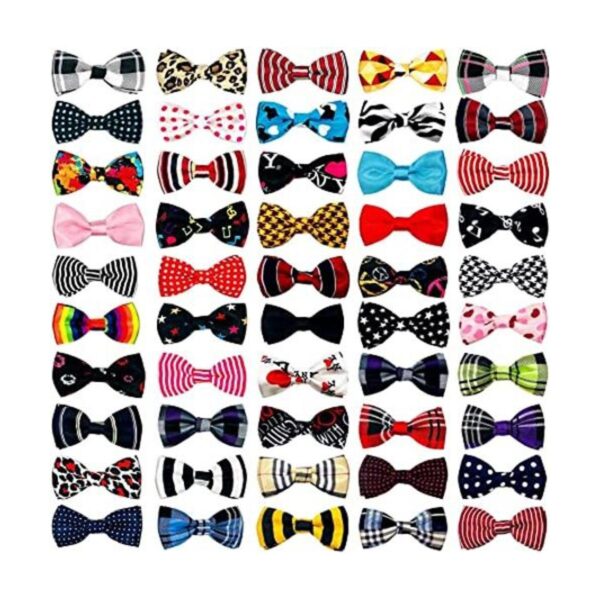 PET SHOW Wholesale 50pcs Small Dogs Collar Attachment Bow