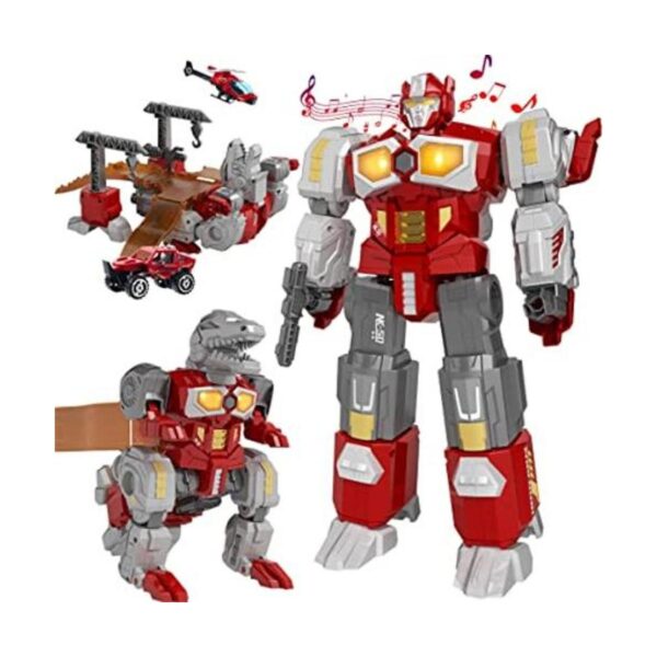 Juguetes transformadores Figuras de acción de robot de_1