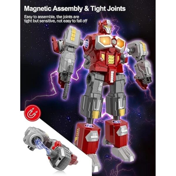 Juguetes transformadores Figuras de acción de robot de_3