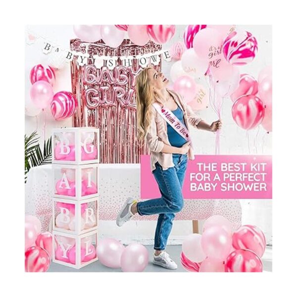 Decoraciones de baby shower para niñas Juego de juguetes_6