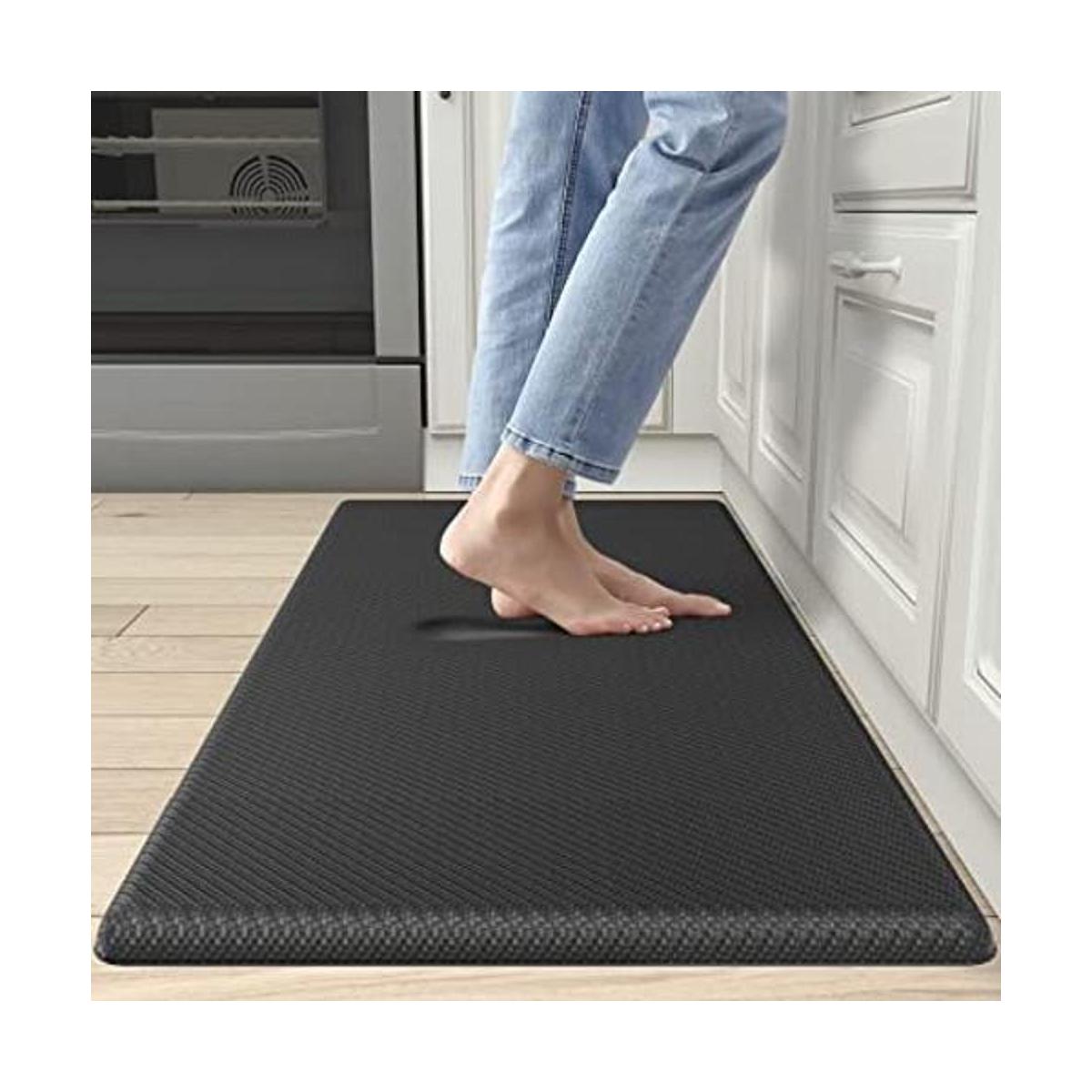 DEXI Anti Fatigue Kitchen Mat 34 Inch Thick Stain