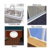Ejoycos Tapón de agua plegable para baño barrera de_5