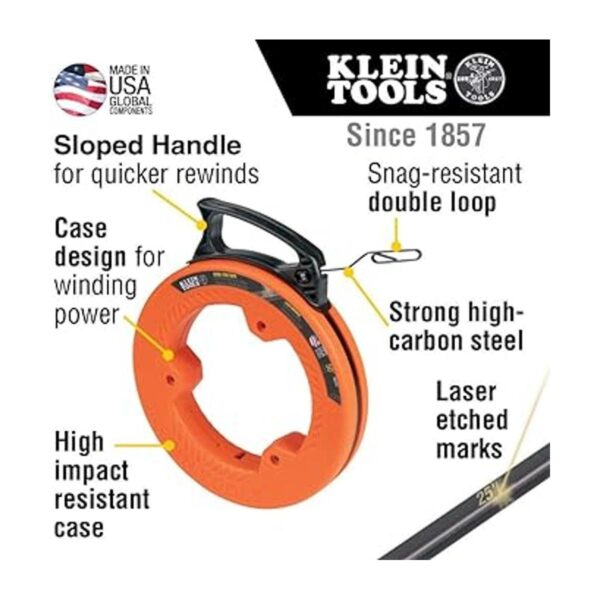 Klein Tools 80058 Kit de tracción de alambre de cinta de_2