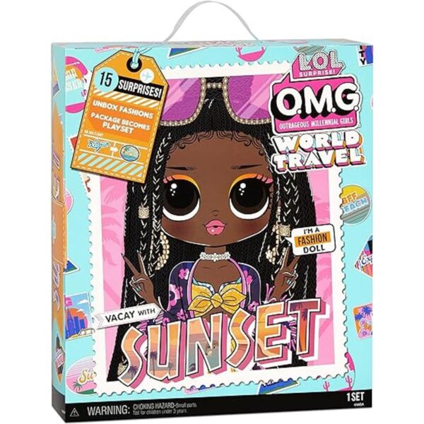 LOL Surprise OMG World Travel Sunset Muñeca de moda con_1