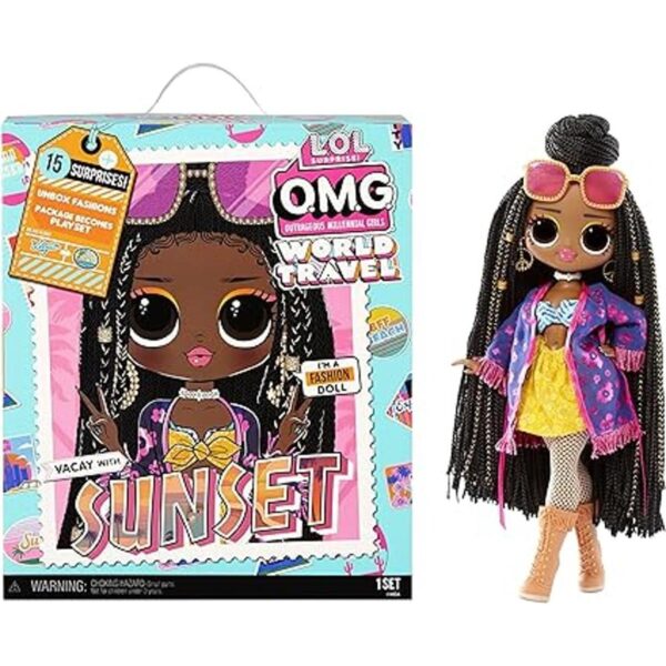 LOL Surprise OMG World Travel Sunset Muñeca de moda con_2