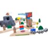 ORBRIUM Juego de tren de madera de elevación y carga con_3