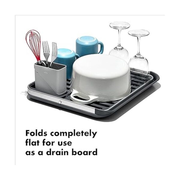 OXO Good Grips Escurridor de platos plano plegable de_2
