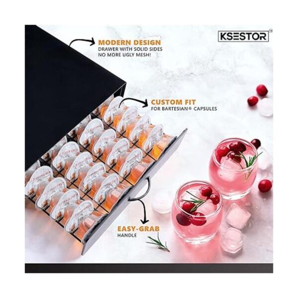 Ksestor Cajón de almacenamiento para cápsulas de cóctel_5