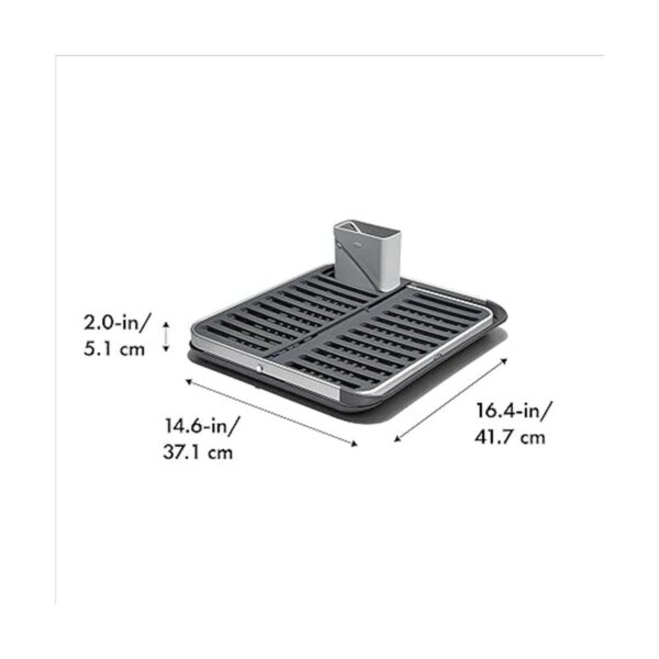 OXO Good Grips Escurridor de platos plano plegable de_6