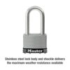 Master Lock 15SSKADLJ Candado de acero inoxidable para