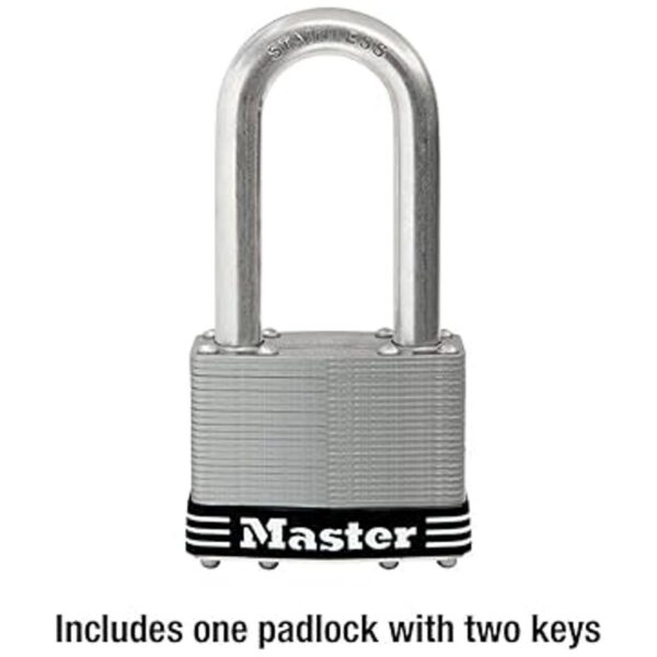 Master Lock 15SSKADLJ Candado de acero inoxidable para
