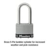 Master Lock 15SSKADLJ Candado de acero inoxidable para