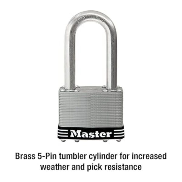Master Lock 15SSKADLJ Candado de acero inoxidable para