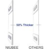 Niubee Soporte de pared de acrílico con adhesivo 3M para_2
