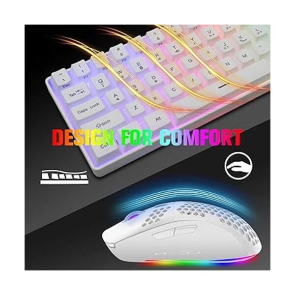 Combo de teclado y mouse para juegos inalámbricos mini
