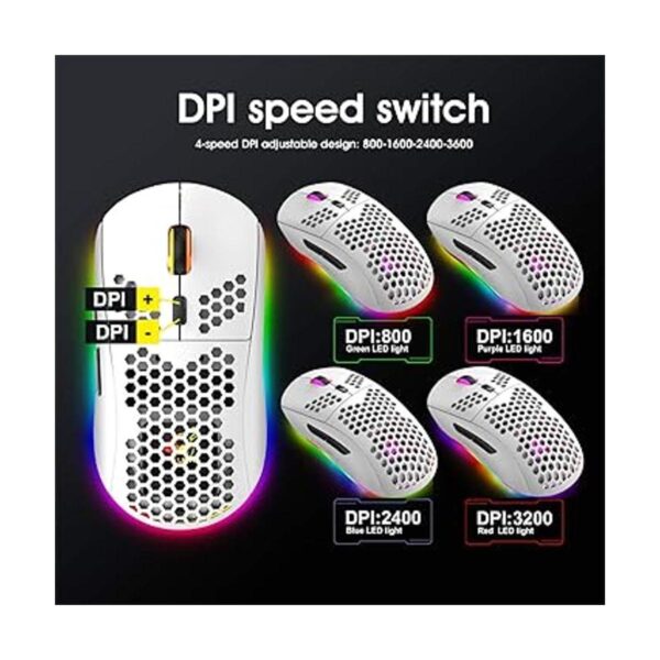 Combo de teclado y mouse para juegos inalámbricos mini