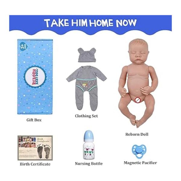 Muñeca bebé Reborn de JIZHI para niños y niñas cuerpo_6