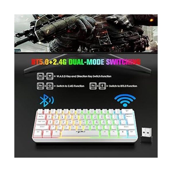 Combo de teclado y mouse para juegos inalámbricos mini