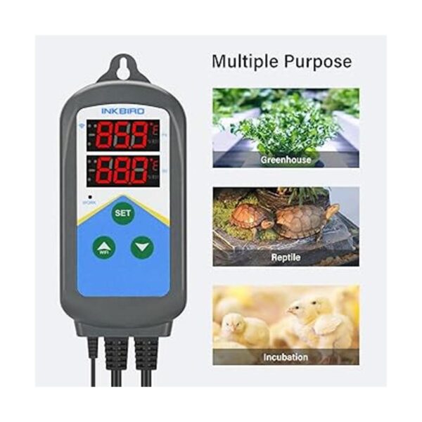 Controlador de temperatura Inkbird ITC306T WiFi Termostato_4