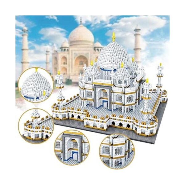 Architecture Taj Mahal Micro Blocks Kit de construcción de_4