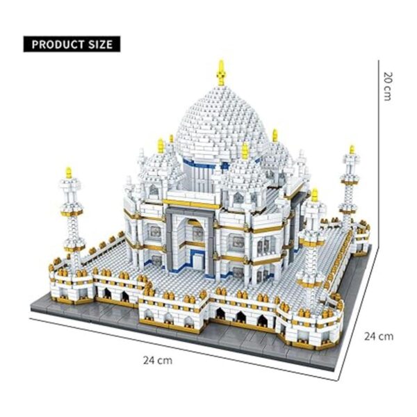 Architecture Taj Mahal Micro Blocks Kit de construcción de_6
