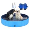 Onirii Piscina plegable para perros piscina portátil para