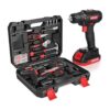 Eastvolt Kit de taladro eléctrico inalámbrico máximo de 20